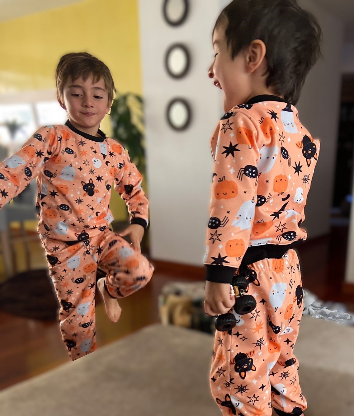 Pijama Fleece Niños Dos Piezas Halloween