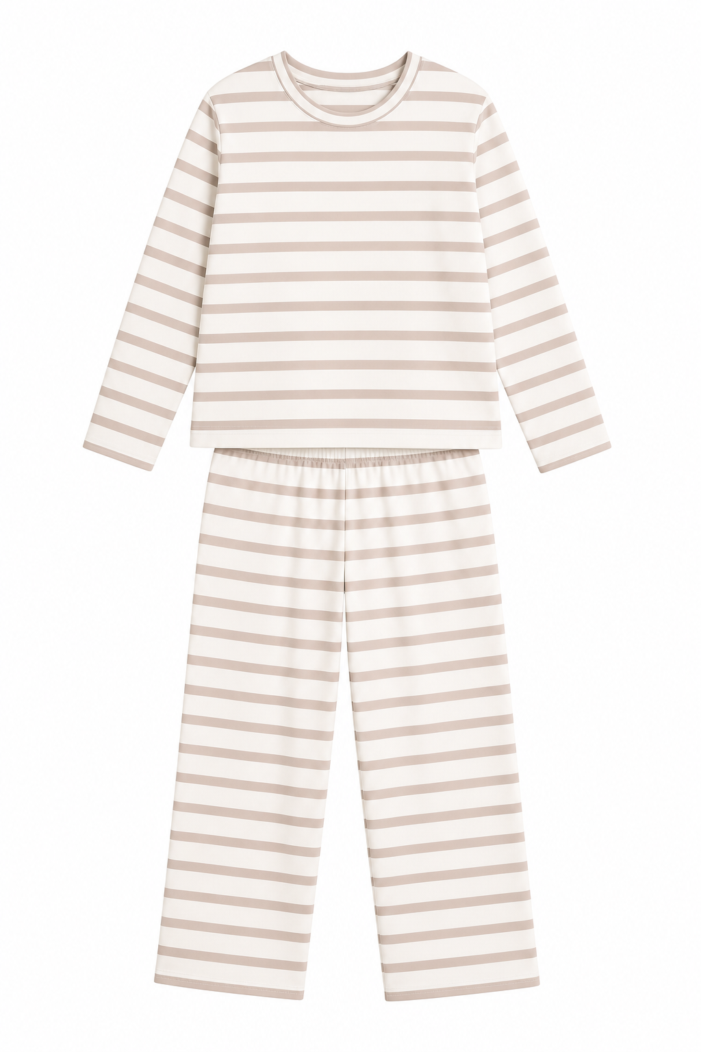 Pijama Maya Rayas Beige