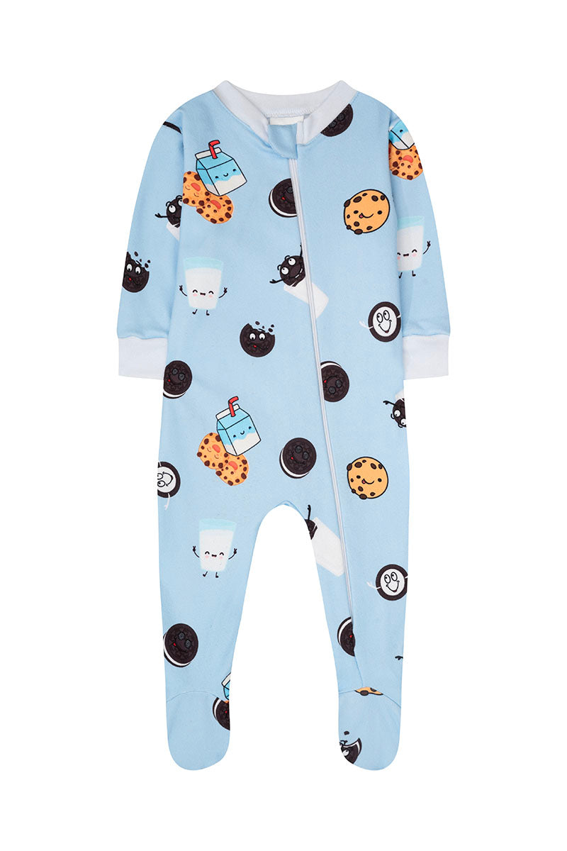 Pijama Bebe Enteriza Galletas en Piel de Durazno