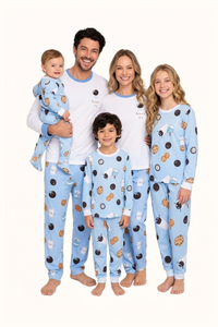 Pijama Adulto Galletas en Piel de Durazno Unisex