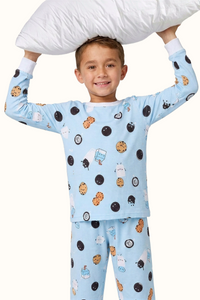 Pijama Niños Galletas Dos Piezas en Piel de Durazno
