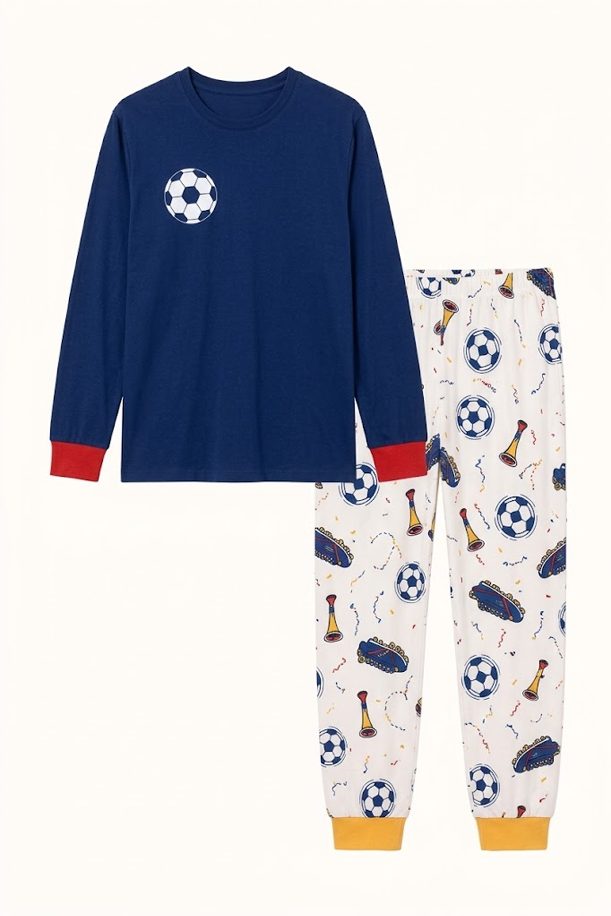Pijama Fútbol Adulto Unisex en Piel de Durazno