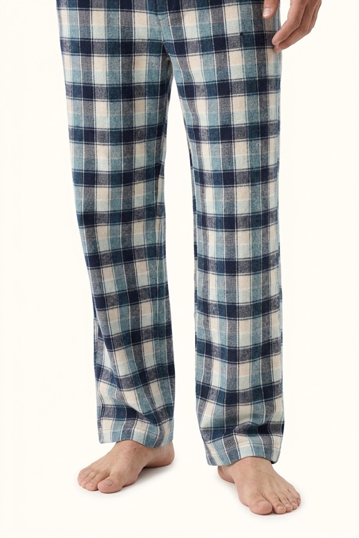 Pijama Algodón Leñadora Navy Hombre