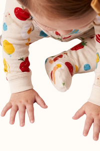 Pijama Bebe Enteriza Desayuno en Fleece