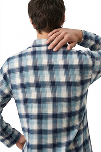 Pijama Algodón Leñadora Navy Hombre