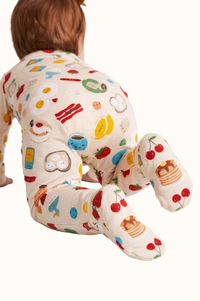 Pijama Bebe Enteriza Desayuno en Fleece