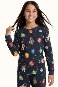 Pijama Teens Dos Piezas Astronauta en Piel de Durazno