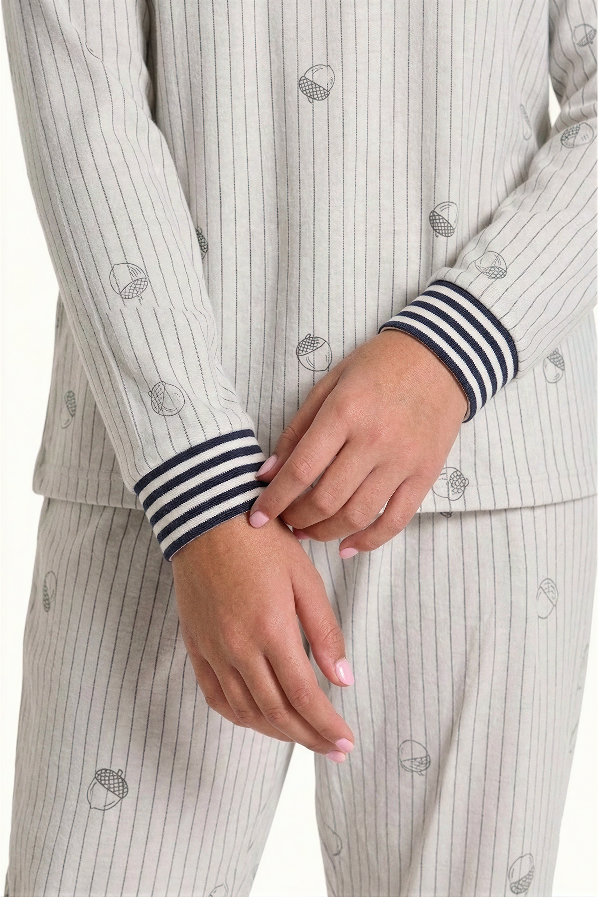 Pijama Teens Dos Piezas Bellota Rayas en Algodón
