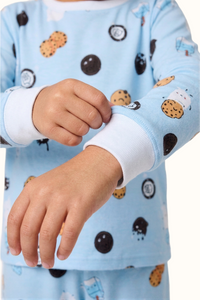 Pijama Niños Galletas Dos Piezas en Piel de Durazno
