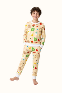 Pijama Teens Dos Piezas Desayuno en Piel de Durazno