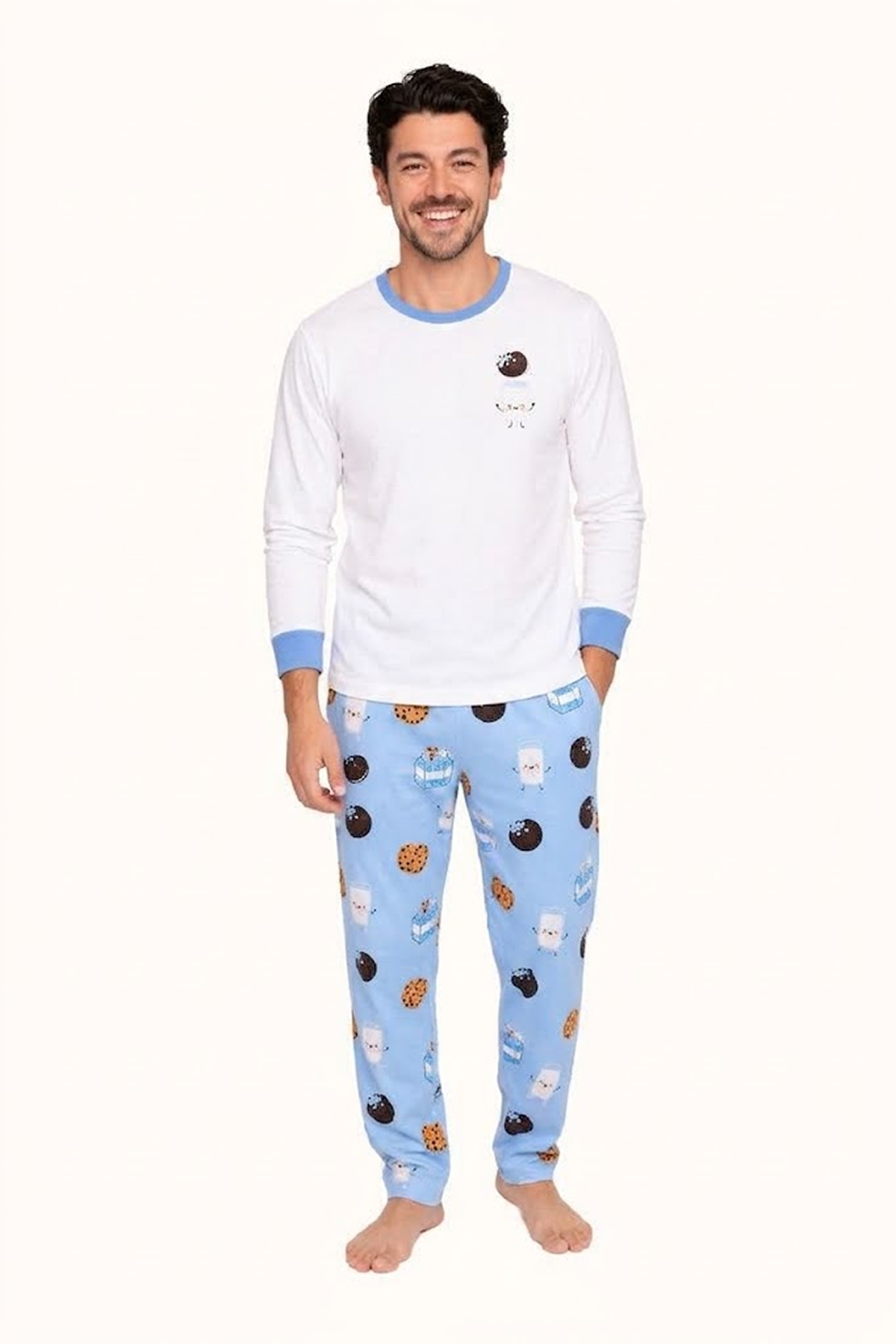 Pijama Adulto Galletas en Piel de Durazno Unisex