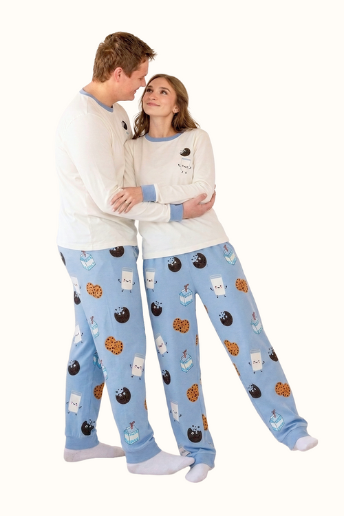 Pijama Adulto Galletas en Piel de Durazno Unisex