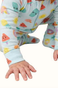 Pijama Algodón Bebe Enteriza Paletas