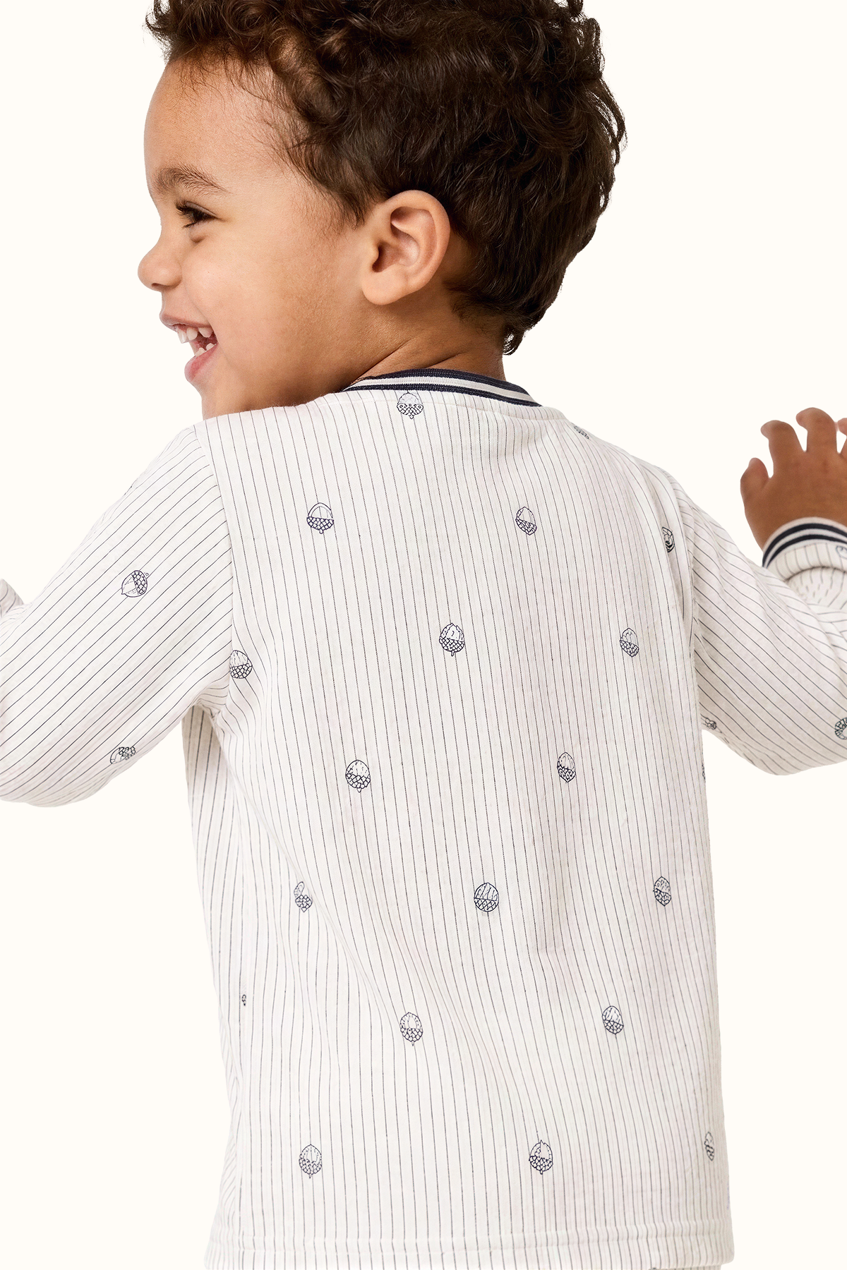 Pijama Rayas Bellota Algodón Niños Dos Piezas