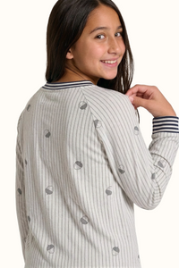 Pijama Teens Dos Piezas Bellota Rayas en Algodón