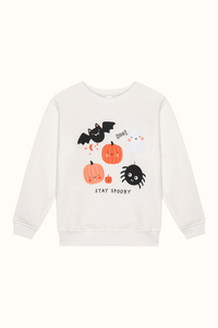 Saco Niños Calabazas Halloween Beige