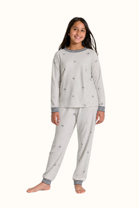 Pijama Teens Dos Piezas Bellota Rayas en Algodón