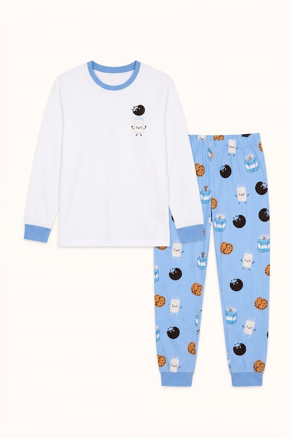 Pijama Adulto Galletas en Piel de Durazno Unisex