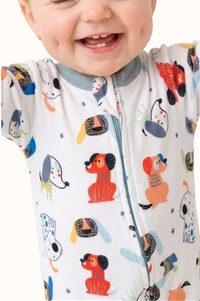 Pijama Fleece Bebe Enteriza Perritos