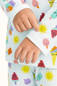 Pijama Algodón Niños Dos Piezas Paletas