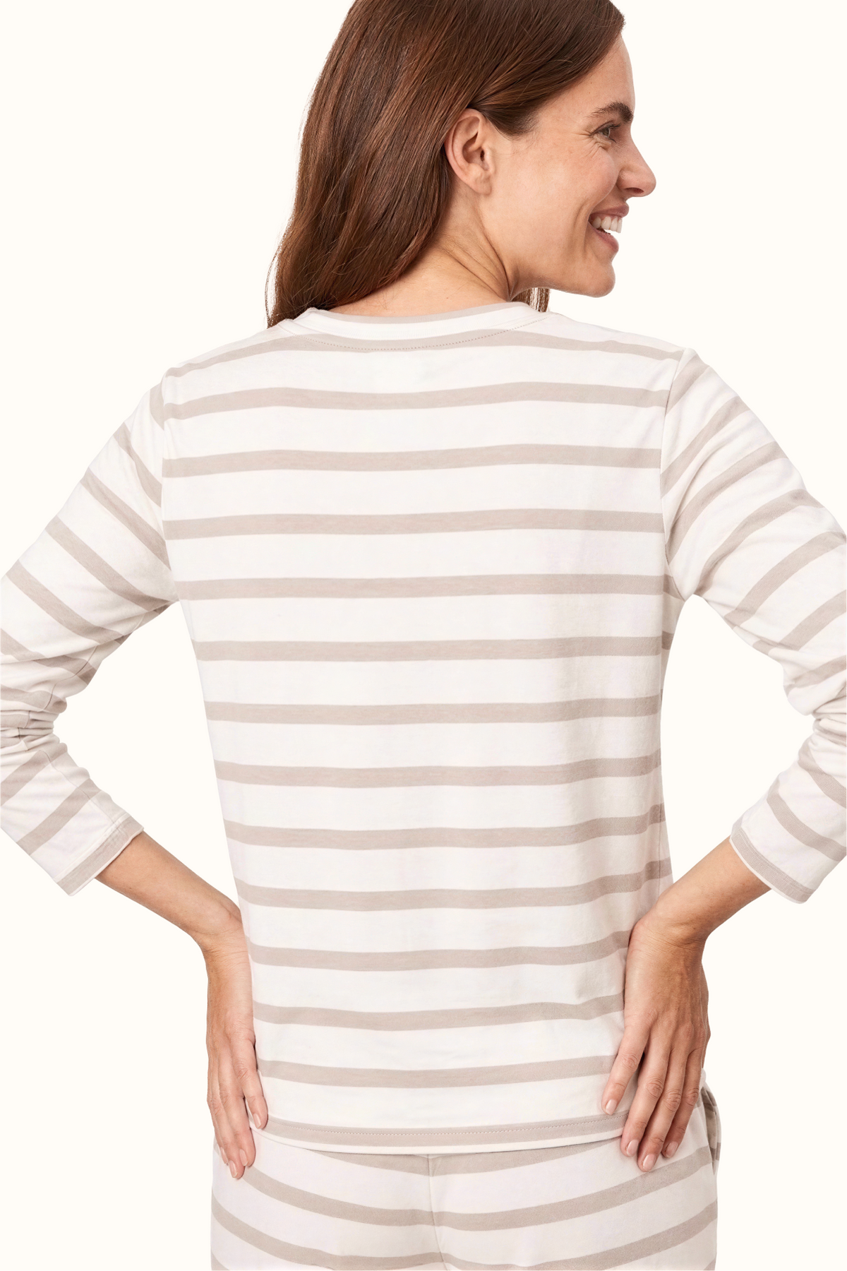 Pijama Maya Rayas Beige