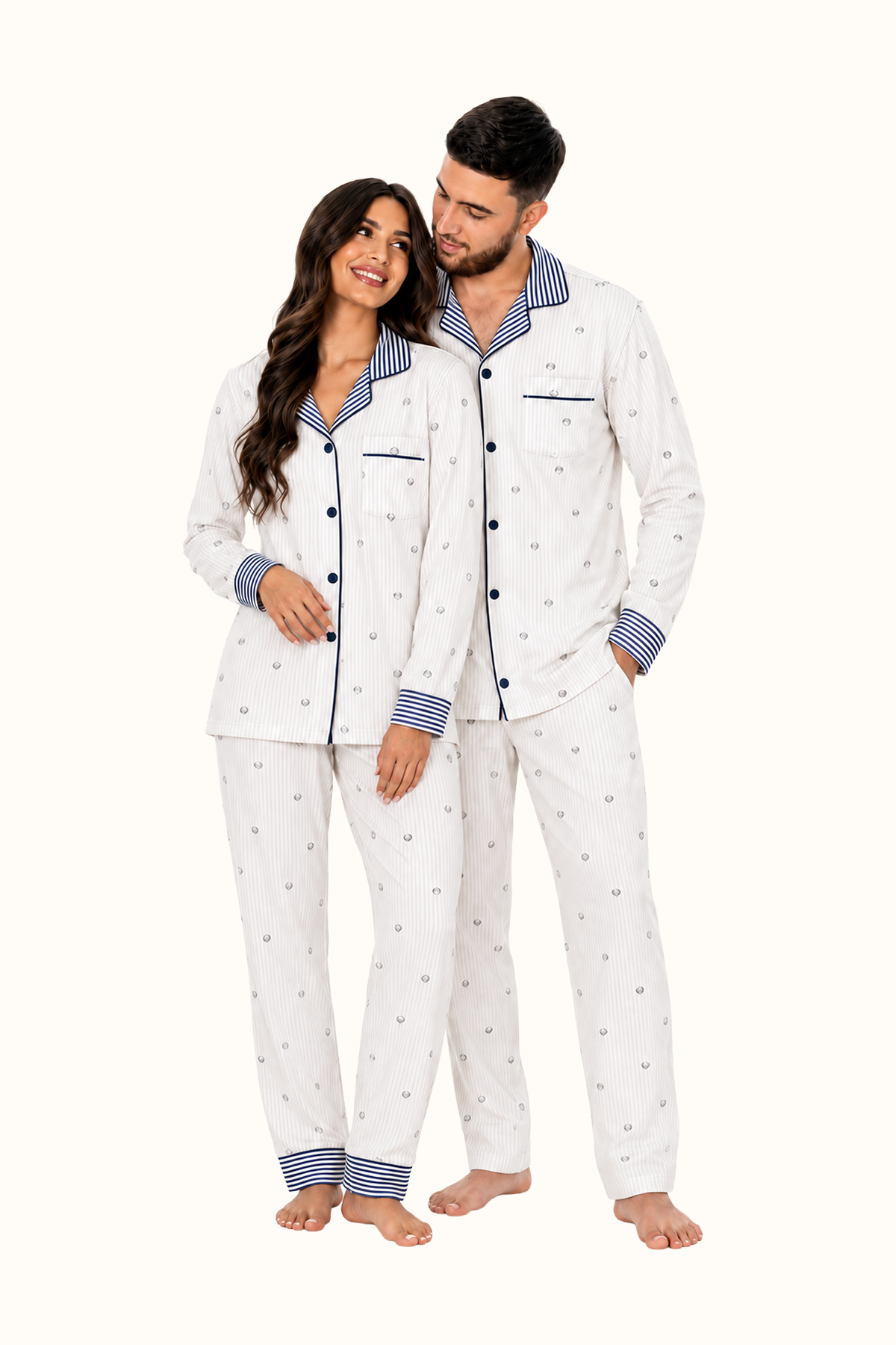 Pijama Rayas Bellota Algodón Mujer Dos Piezas