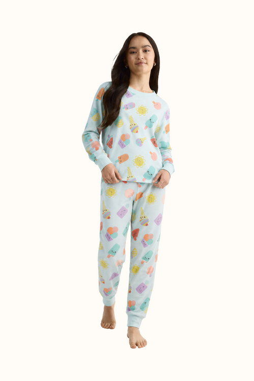 Pijama Teens Dos Piezas Paletas en Algodón