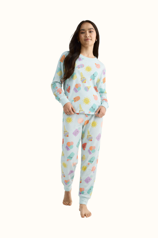 Pijama Teens Dos Piezas Paletas en Algodón