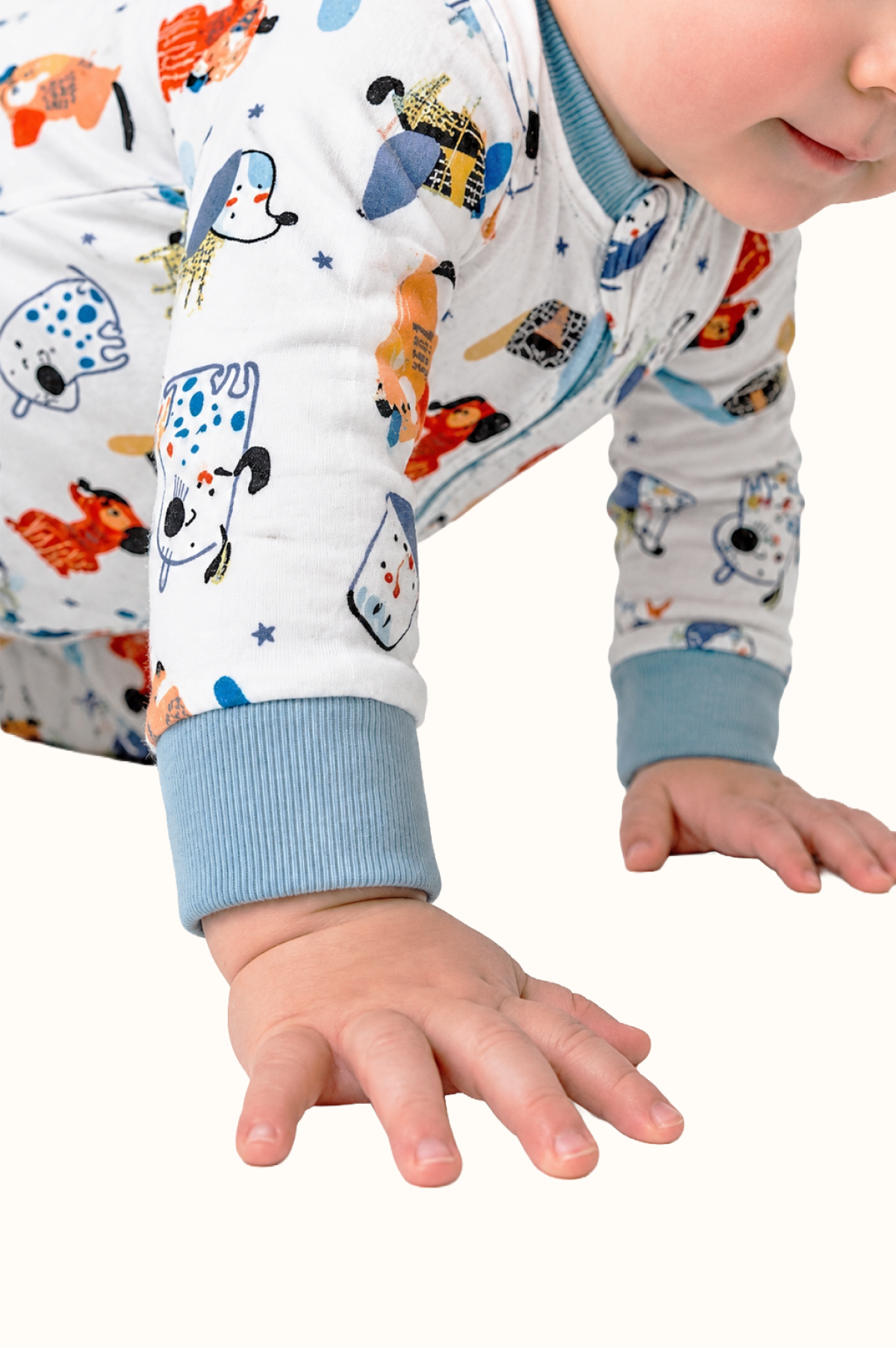 Pijama Fleece Bebe Enteriza Perritos