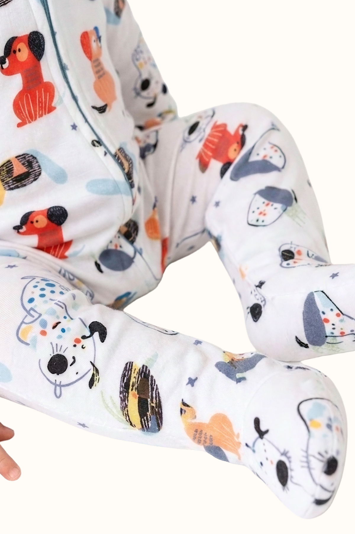 Pijama Fleece Bebe Enteriza Perritos