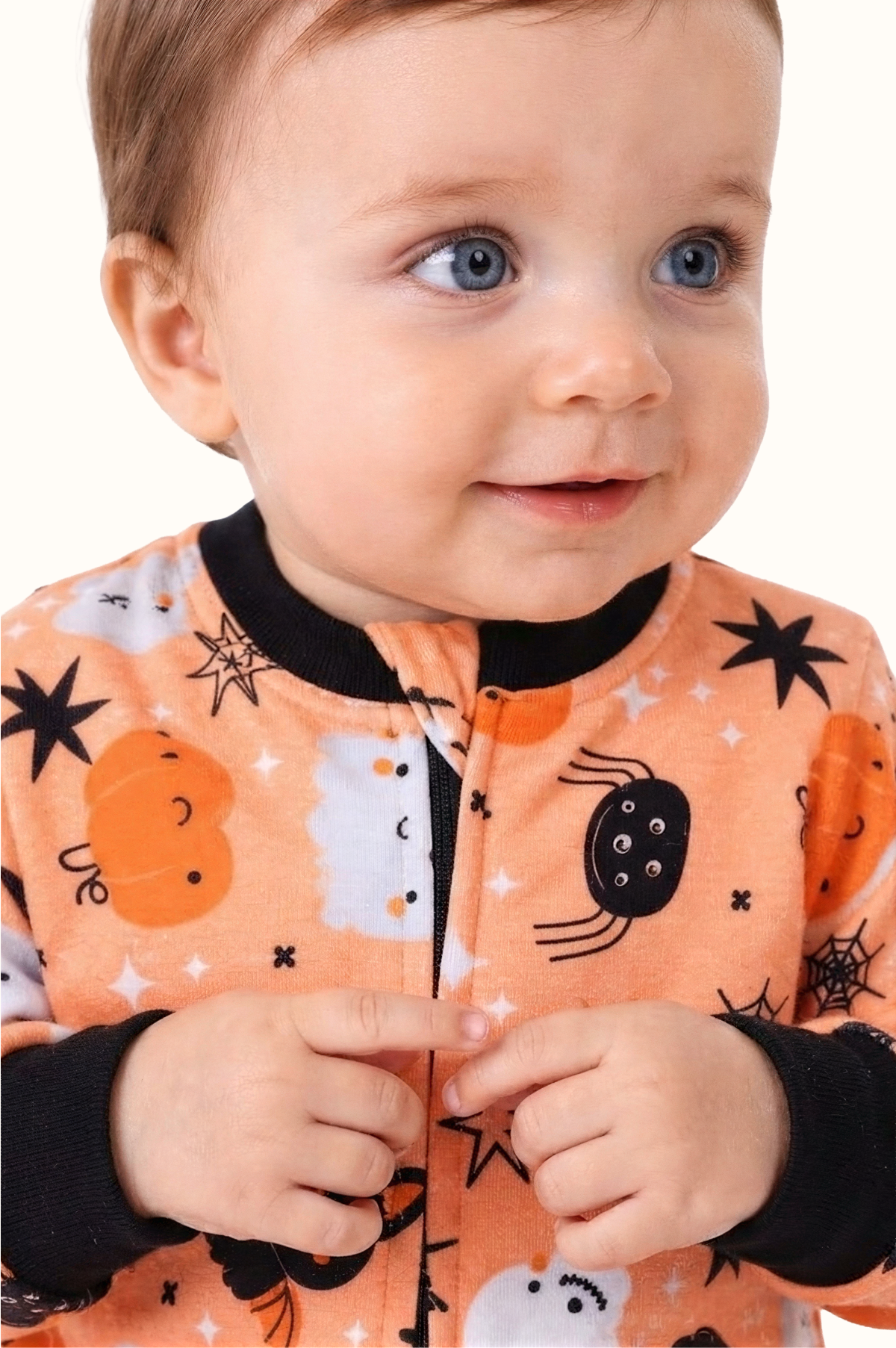 Pijama Fleece Bebe Enteriza Halloween