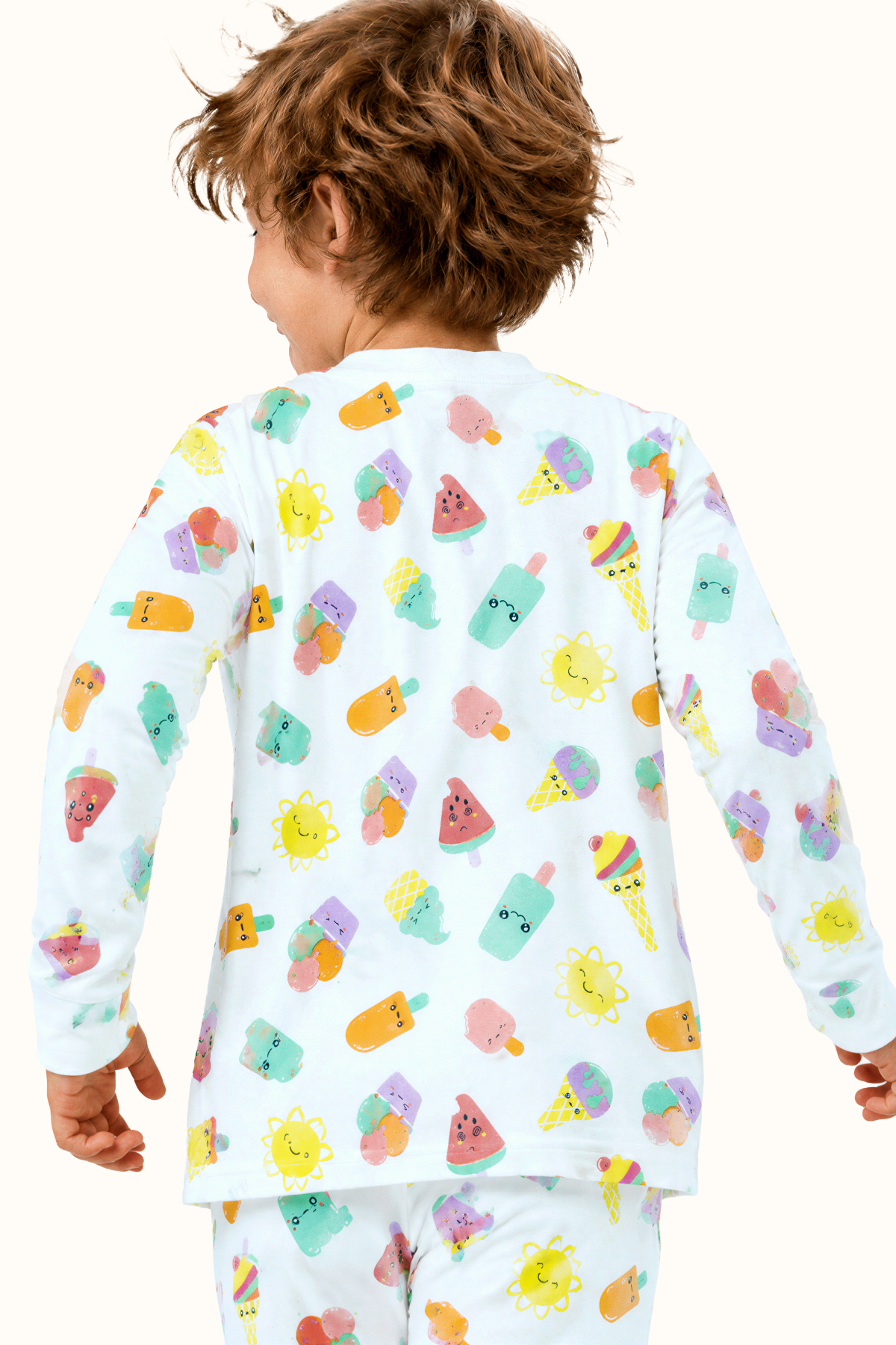 Pijama Algodón Niños Dos Piezas Paletas