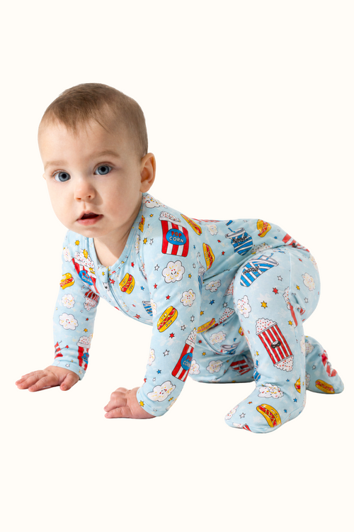 Pijama Bebe Enteriza Crispetas en Algodón