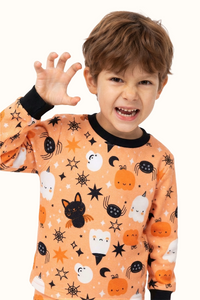 Pijama Fleece Niños Dos Piezas Halloween