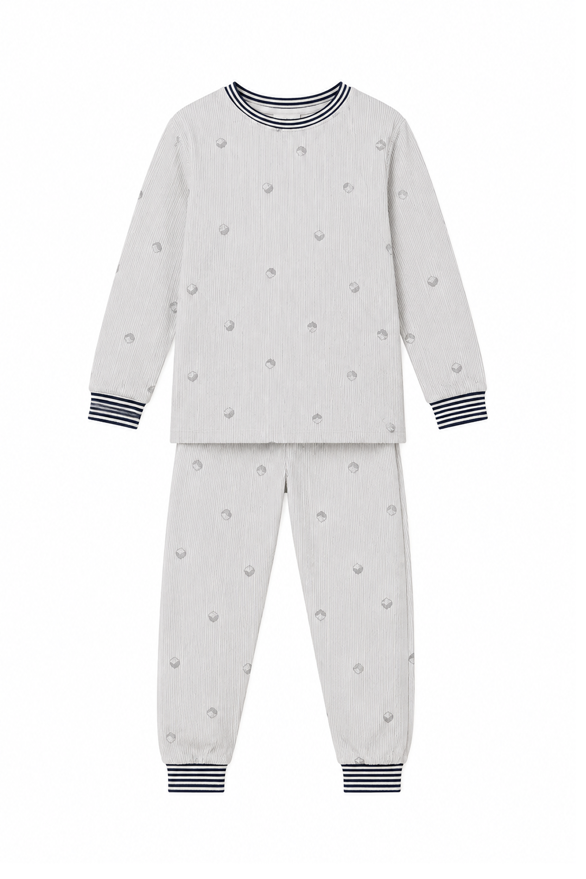 Pijama Rayas Bellota Algodón Niños Dos Piezas
