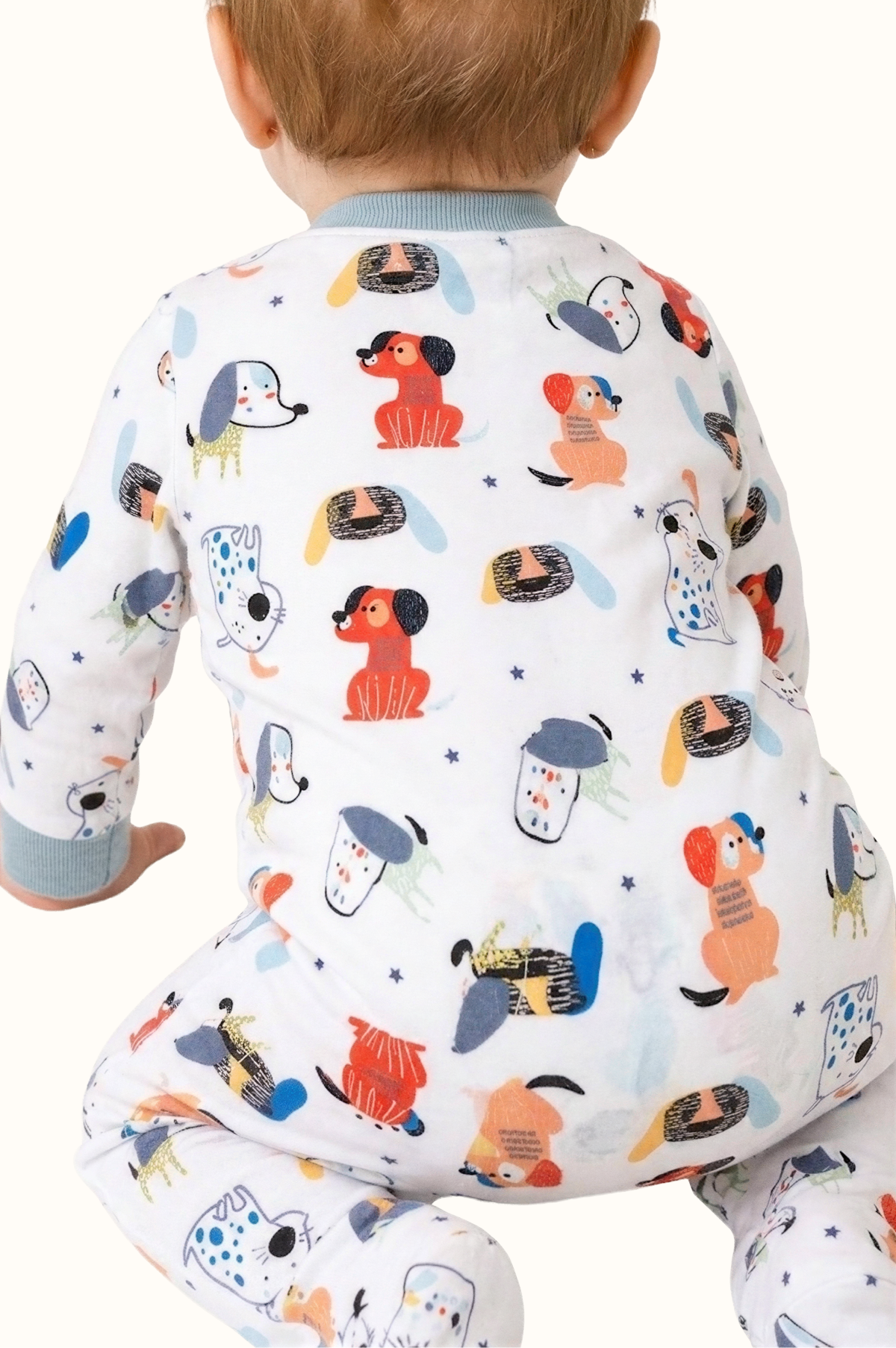 Pijama Fleece Bebe Enteriza Perritos