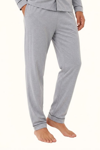 Pijama Fleece Hombre Gris