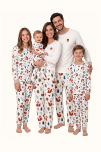 Pijama Adulto Bosque Bellota en Piel de Durazno Unisex
