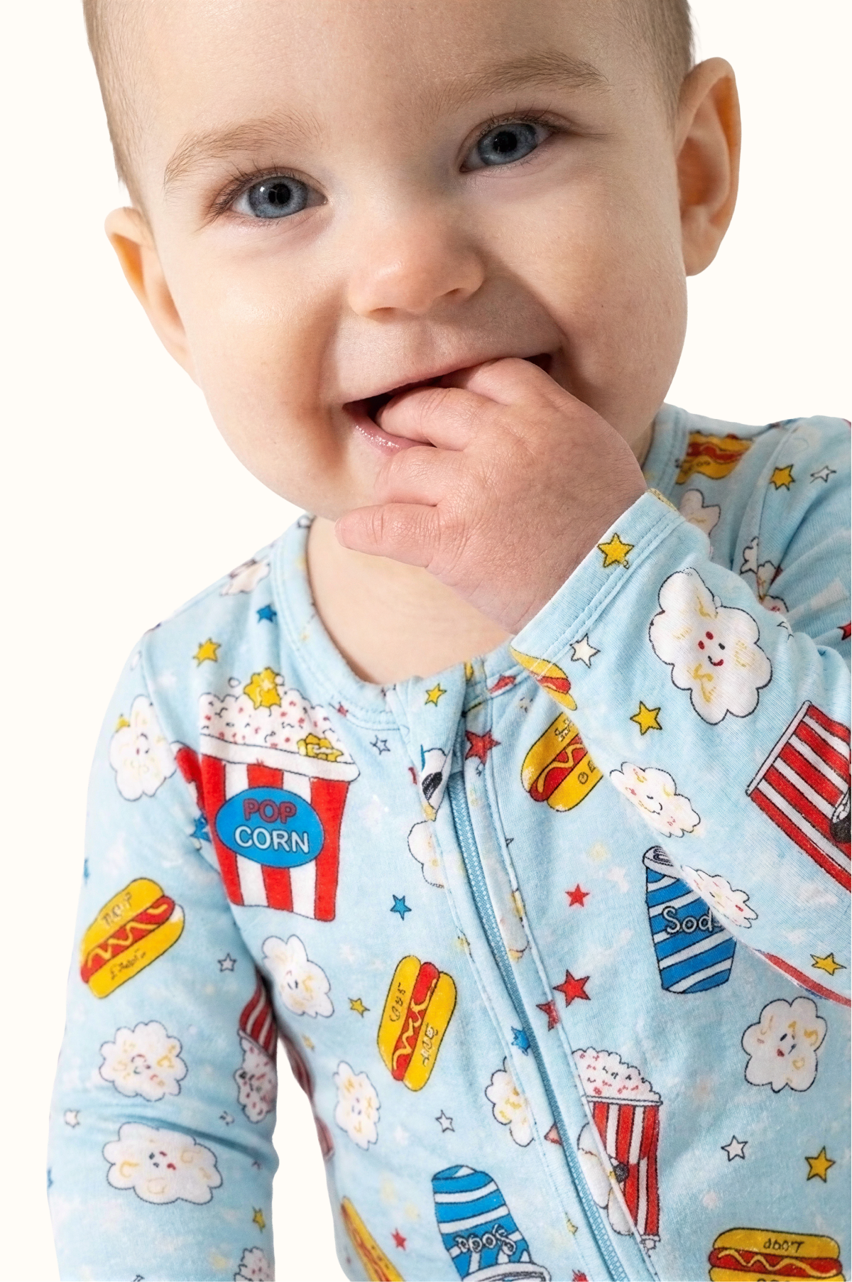 Pijama Bebe Enteriza Crispetas en Algodón