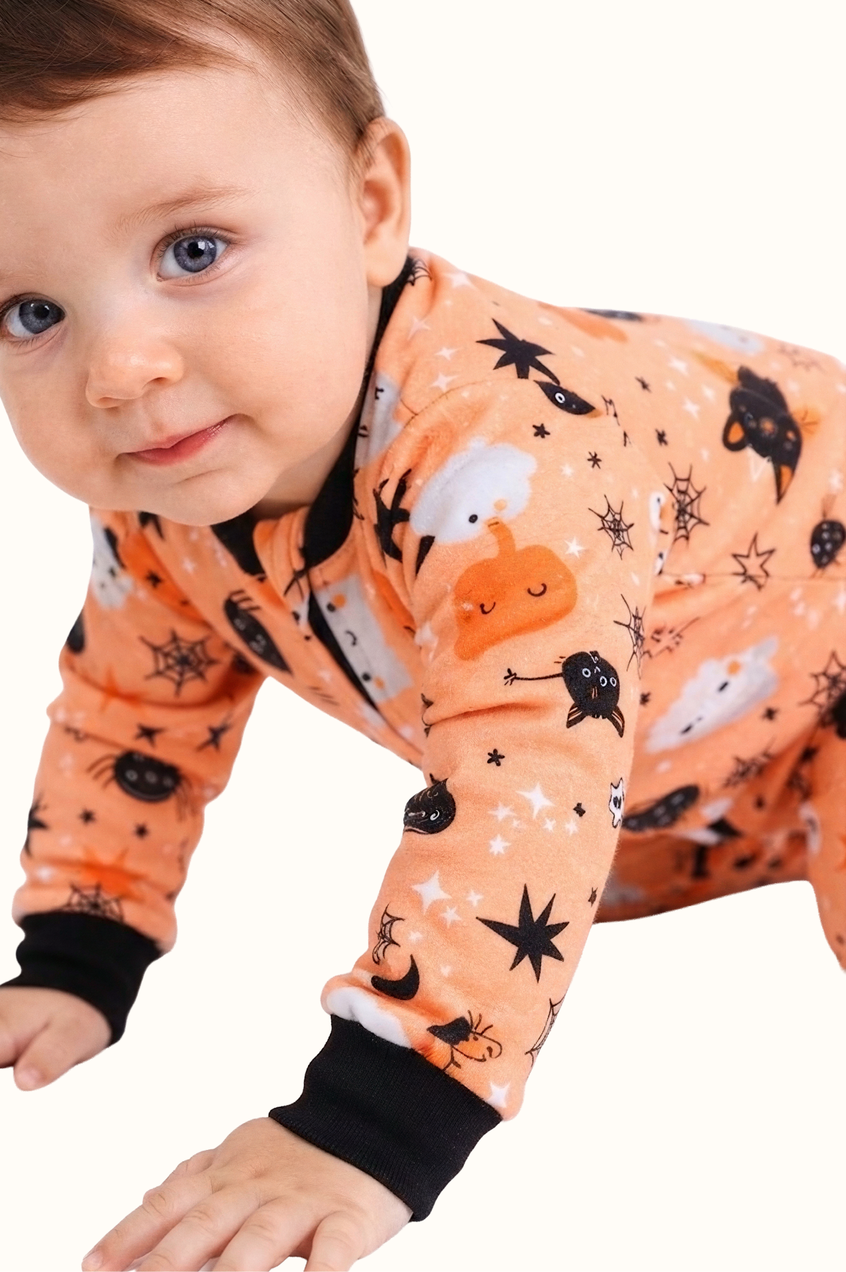 Pijama Fleece Bebe Enteriza Halloween