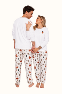 Pijama Adulto Bosque Bellota en Piel de Durazno Unisex