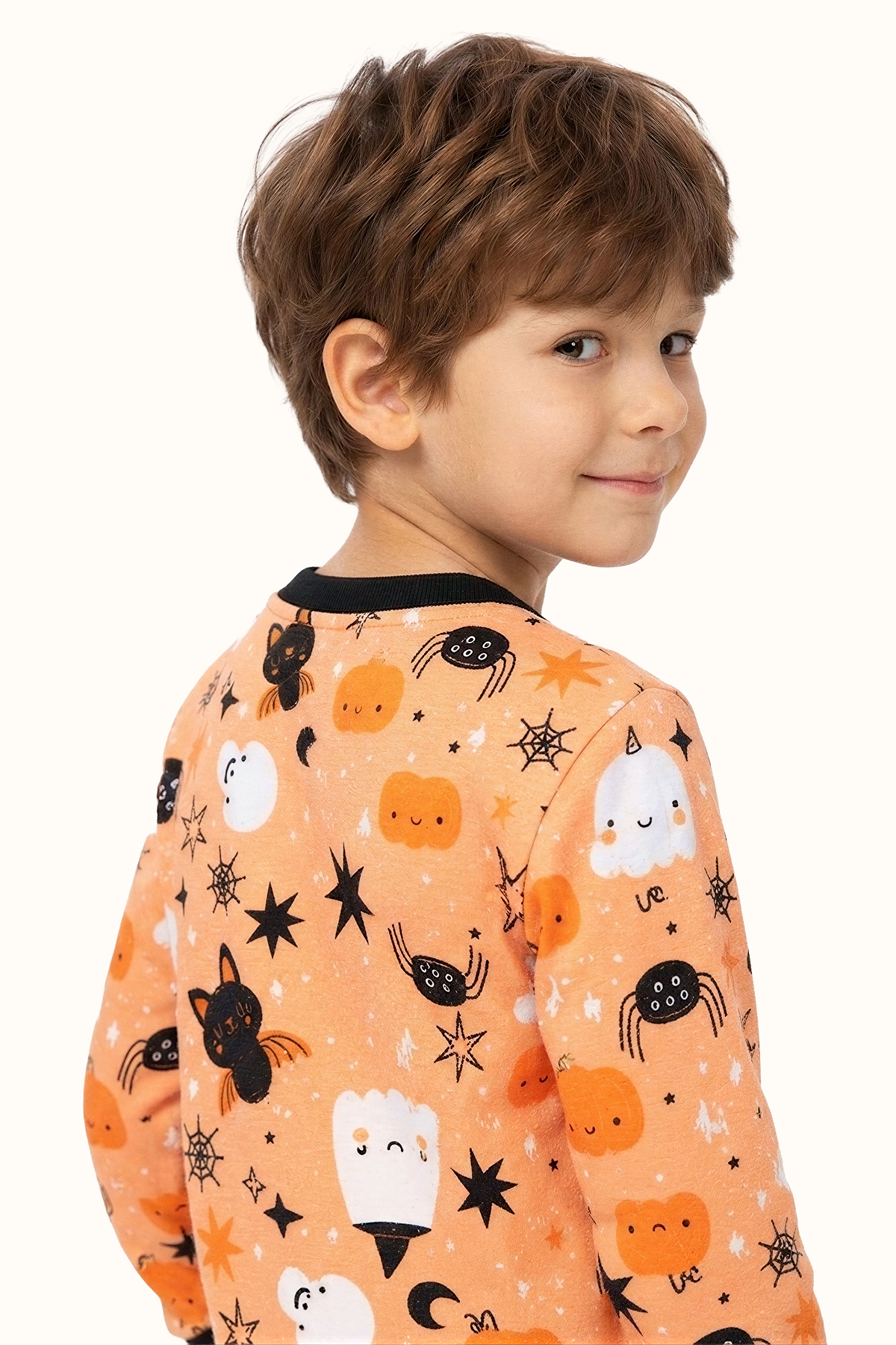 Pijama Fleece Niños Dos Piezas Halloween