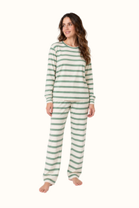 Pijama Maya Rayas Verde