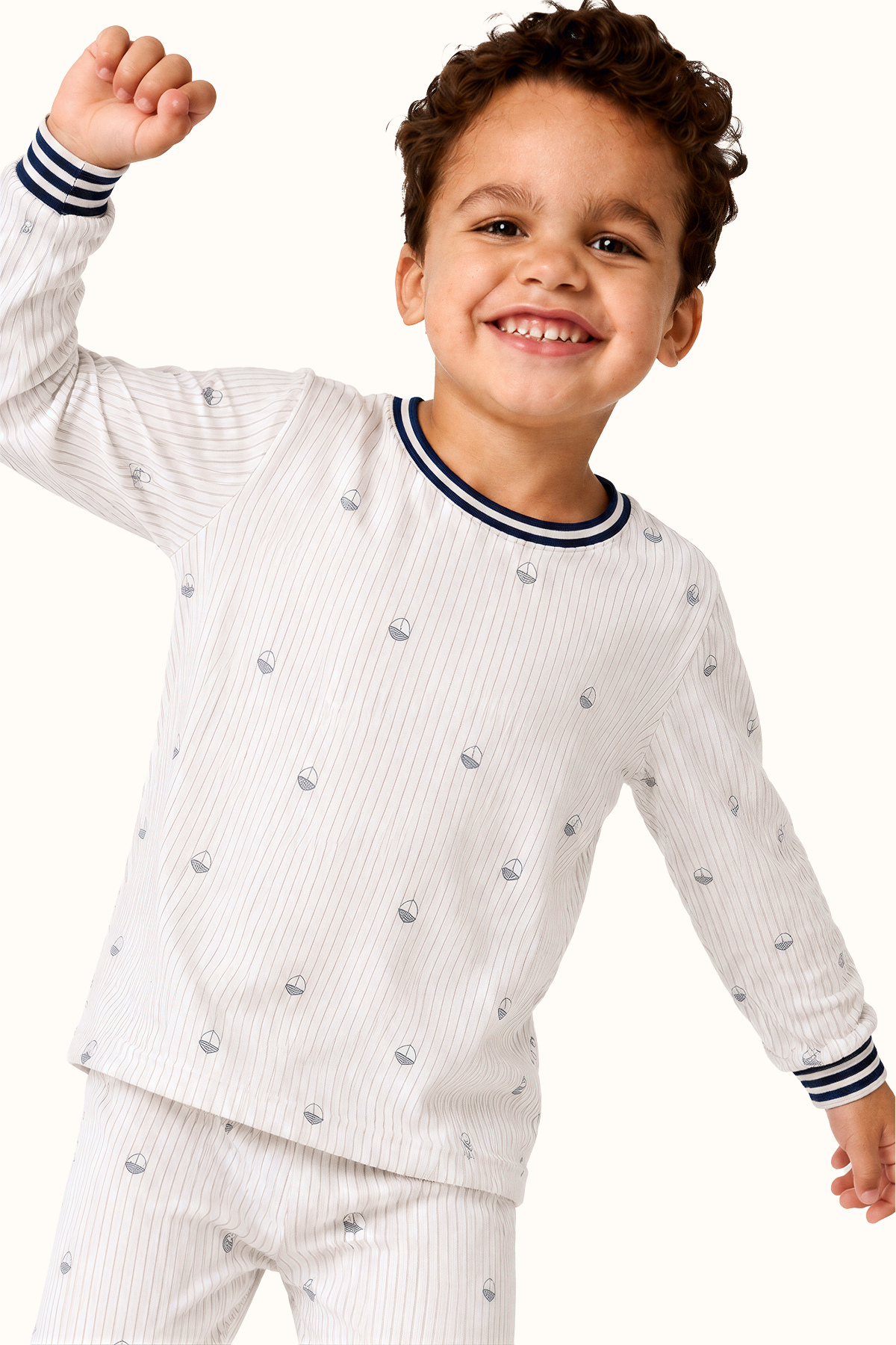 Pijama Rayas Bellota Algodón Niños Dos Piezas