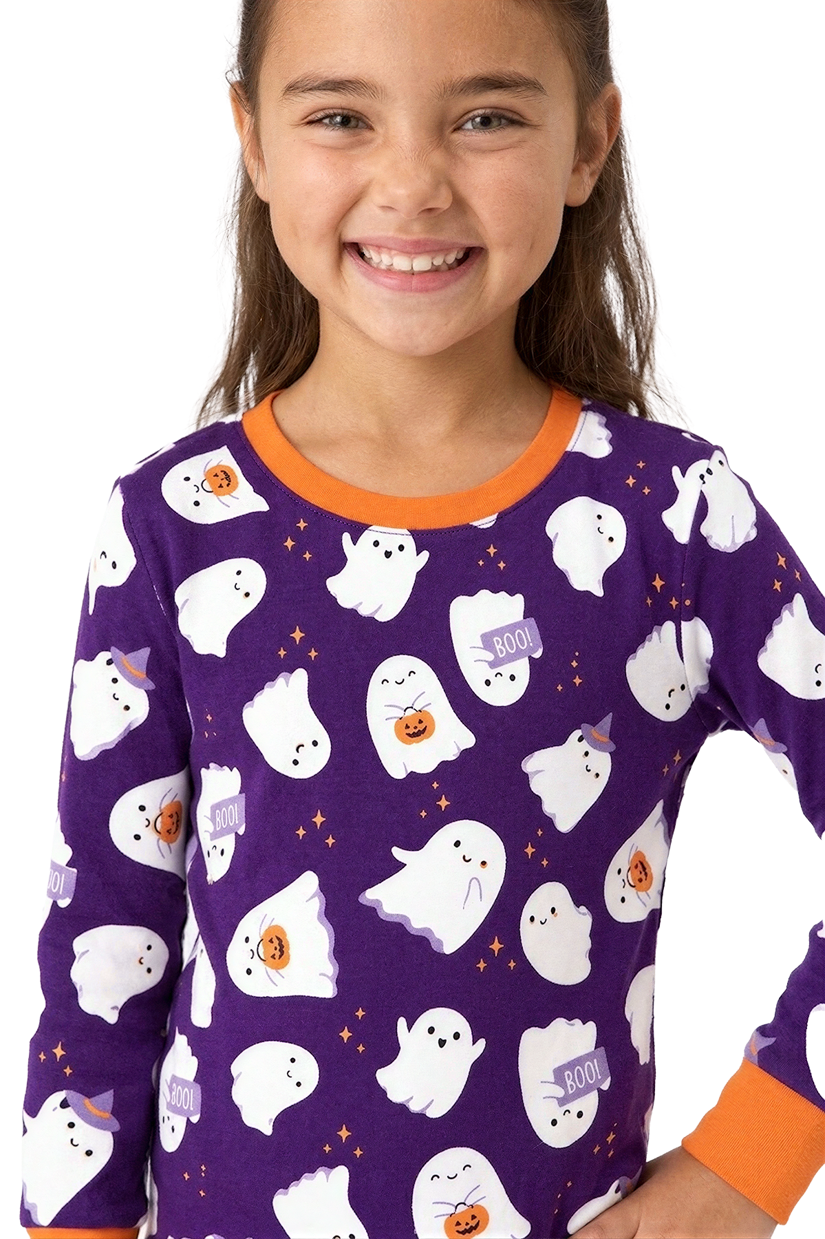 Pijama Piel de Durazno Niños Boo Halloween