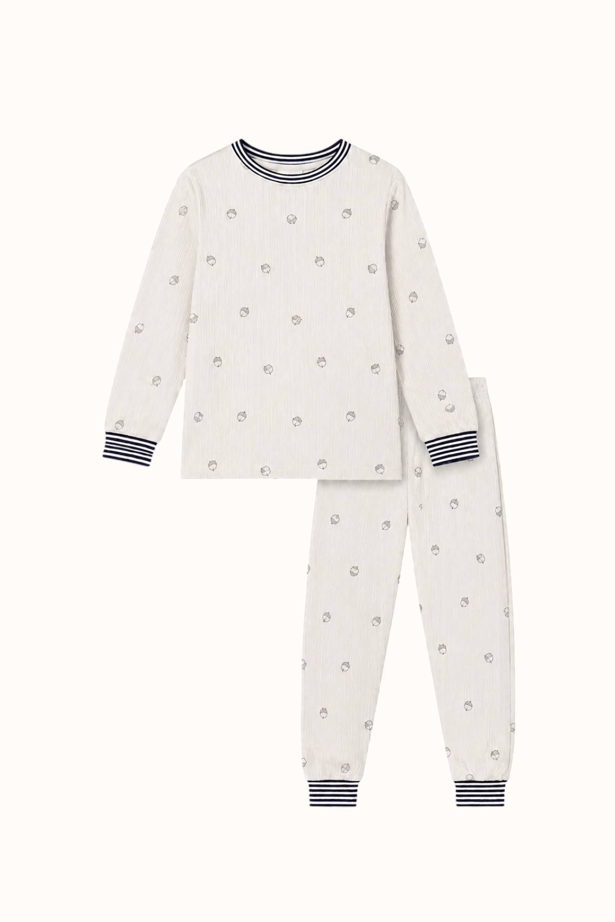 Pijama Rayas Bellota Algodón Niños Dos Piezas