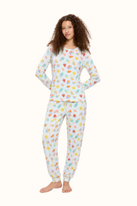 Pijama Algodón Paletas Mujer
