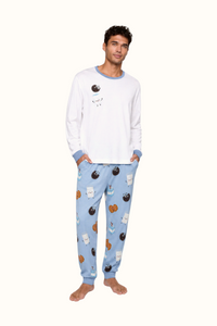 Pijama Adulto Galletas en Piel de Durazno Unisex