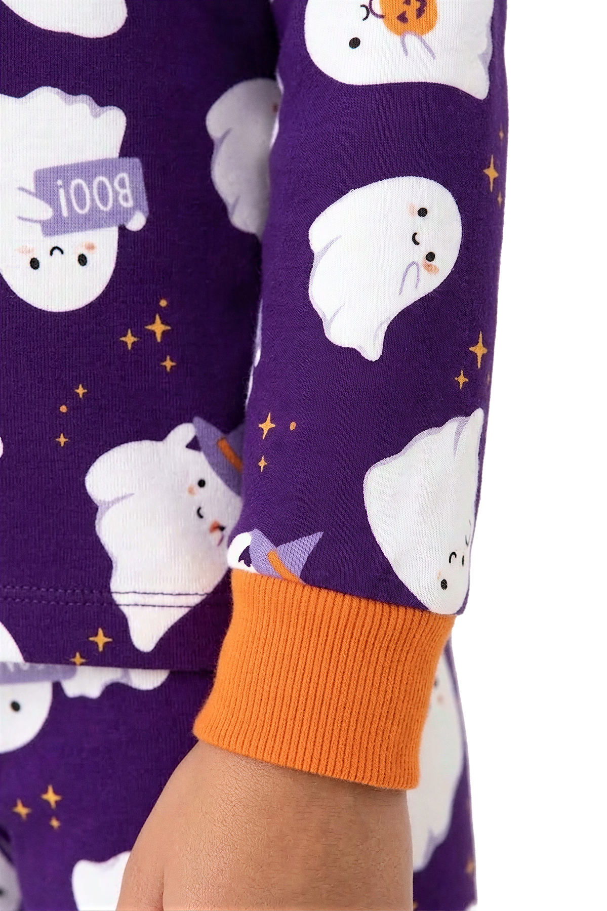 Pijama Piel de Durazno Niños Boo Halloween