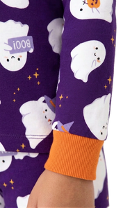 Pijama Piel de Durazno Niños Boo Halloween
